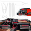 11in1 GRIZZ PianoSkin Matte pre Škodu Octavia 4 (2024-2025)
