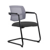 Antares Konferenčná stolička LAPEL Visitor, čierne lyžiny, BN6 antracit