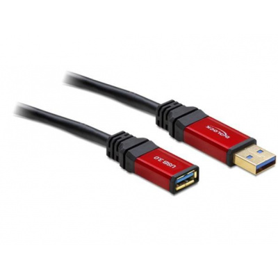 DeLOCK Premium - Prodlužovací šňůra USB - USB typ A (M) do USB typ A (F) - USB 3.0 - 1 m - černá 82752