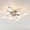 Lindby Mally stropné LED svietidlo chróm, 8-pl. - 9626116
