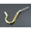Fajka sklo 12 cm saxofón
