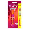 Gillette Simply Venus 7 sada: holiaci strojček, 1 ks + vymeniteľná hlavica, 8 ks.