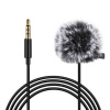 Puluz klip-on mikrofón jack 3,5 mm 1,5 m (PU424)
