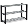 Autronic, Botník, 80cm, masív čierny, chróm, 83168-12 BK
