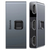 Baseus Matrix 3x HDMI Switch 4K šedý CAHUB-BC0G