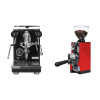 Profitec PRO 400, black + Eureka Mignon Libra 65 All Purpose, CR ferrari red