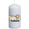 Sviečka Bolsius Pillar valcová, 120/60 mm, biela