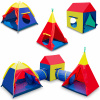 Stan pro děti domek teepee do domu zahrady wigwam + tunel sada 5v1 coil