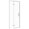 Cersanit LARGA Dvere do niky / Dvere pre sprch kút 90x195cm Chróm Číre sk. Ľavé S932-120 S932-120