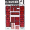 Rockshox Decal Kit 35mm DC - Oxy Red