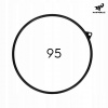 Akrobatický kruh (aerial hoop) do cirkusu. Veľkosť 95 cm, jeden úchyt M-pole