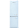 SMEG 51's Retro Style FAB32 kombinovaná chladnička s mrazákom dole pastelová modrá