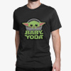Hattree Organické pánske tričko Yoda Jedi Cute Funny Saying Star Wars Jedie Yoda Baby Cut