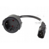 LANBERG CA-C14E-10CC-0018-BK Lanberg extension power cable IEC 320 C14->SCHUKO(F) CA-C14E-10CC-0018-BK
