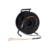 Sommer Cable OZLYHH04/00-5000 - Hotový optický kábel 4x OM3 vlákno SingleMode, kábel OCTOPUS s vláknami 4 x 9/125 μm OS2, odolný PUR obal, dĺžka 50m