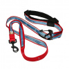 Kurgo Quantum 6-in-1 Dog Leash - vodítko pre psov - 2 metre - červeno-modrá