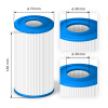 Crystalline Pool Spa Filter Filtračné kartuše SC764