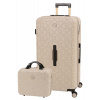 Kabínový kufor BERTOO Livorno - champagne SET 2v1