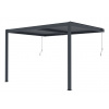 G21 Bioklimatická pergola Trenton 4x3 m, antracitová hliníková