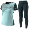 Komplet DYNAFIT Tričko DYNAFIT Alpine Shirt W Marine Blue + Ultra Tights W Blueberry