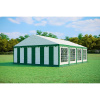 Party stan 6x8m PVC Standard PLUS Ohňovzdorný + Darček ZADARMO farba Zelenobiela