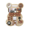 Aktivitná tabuľa Bear Montessori Baby Mix - Béžová
