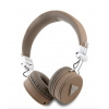 Guess PU Grained Triangle Logo ENC Bezdrôtové Slúchadlá Brown