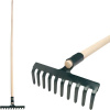Hrable záhradné Strend Pro R105, 10 zubé, drevená násada 1600mm