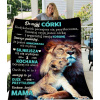 Prikrývka na posteľ - Migunica flanel prikrývka 200 x 150 cm (Prikrývka matky pre dcéru - malé, ale odvážne srdce)