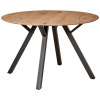 MID.YOU JEDÁLENSKÝ STÔL, čierna, farba duba, 120/76/120 cm - Jedálenské programy - 002798025801