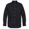 DUKE košeľa pánska WESTERN Style Denim Shirt riflová nadmerná veľkosť M Černá