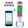 Chytrý kapesní měřič C600 7 v 1 ( pH, TDS, EC, ORP, Salinita, Specifická hmotnost, teplota) s Bluetooth...