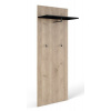 Casarredo ZEMURA vešiakový panel, biely dub/čierna