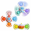 WOOPIE BABY Spinner Senzorická hračka raketa a ufo 3 ks.