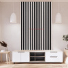 Lamelový obklad obdĺžnik dĺ. 2700mm Č / Betón ( Drevený obkladový lamelový panel imitácia betón)