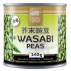 Zelený hrášok v obale s chrenom Golden Turtle Wasabi 140 g
