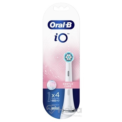 Čistiace Hlavice Oral B iO Gentle Care, Balenie 4 Ks čistiaca hlavica pre elektrickú zubnú kefku 4ks