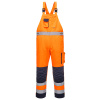 PORTWEST HI-VIS DIJON TX52 / Reflexné nohavice s trakmi - HV oranžová/námorná modrá M