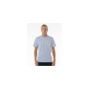 RIP CURL tričko - Surf Revival Lined Up Tee Spray Blue (2139) veľkosť: M