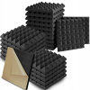 AKUSTICKÉ PANELY 24 KUSY 30x30x5 CM SAMOLEPIACE S VYSOKOU HUSTOTOU