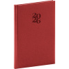 NOTIQUE - Essenza - týždenný diár 2026, čerešňa, A5, 15 × 21 cm