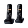 Panasonic KX-TG1612FXH Bezdr. telefón, sivá