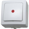 Kopp 566602003 spínání ve vlhkých místnostech kontrolní spínač bílá 1 ks