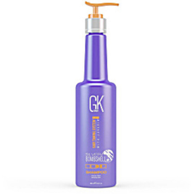 GK Hair Silver Bombshell Shampoo - Šampón pre blond vlasy neutralizujúce mosadzné podtóny 280 ml
