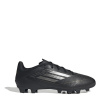 adidas F50 Club Firm Ground Football Boots Black/Silver 12 (47.3)