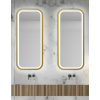 Gaudia Zrkadlo Mirel Gold LED Veľkosť: 80 x 120 cm