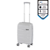 Príručný kufor TraveLux Voyager s tvrdým obalom 55x40x20 cm sivý