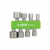 Extol Craft 10213 hlavica nástrčné do vŕtačky, sada 8ks, 5-13mm