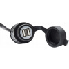 ZÁSUVKA ZAPAĽOVAČA S DVOJITÝM 12V USB PORTOM SW-MOTECH