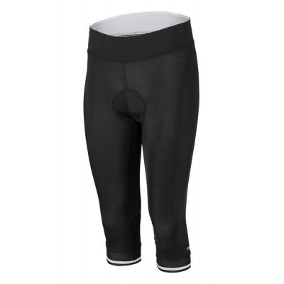 Dámske letné cyklistické nohavice ETAPE SARA 3/4, čierna/biela Veľkosť: XL